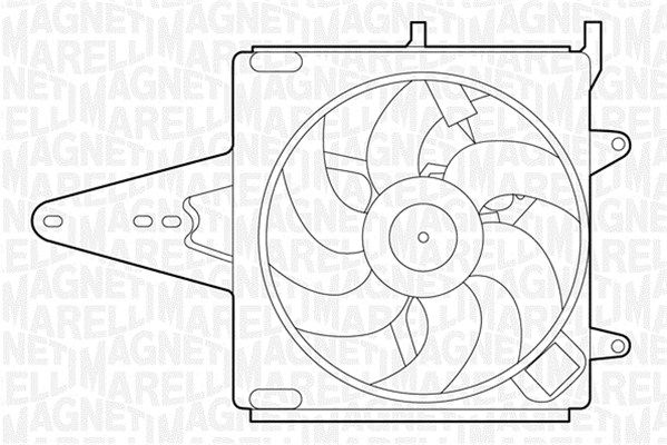 MAGNETI MARELLI Ventilators, Motora dzesēšanas sistēma 069422203010